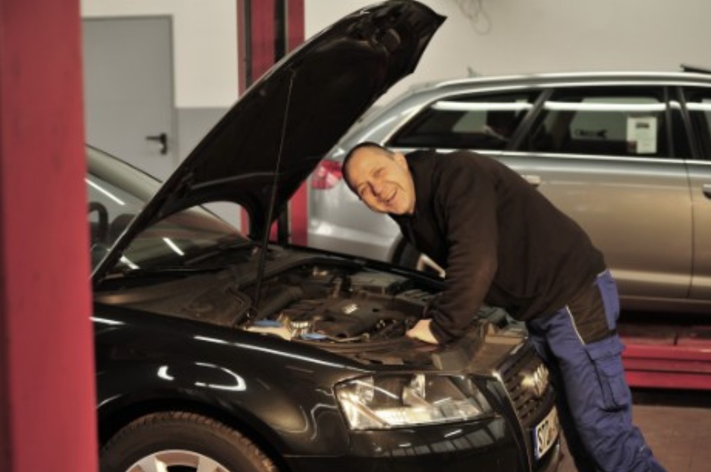 Torsten Nink in der ATN Werkstatt